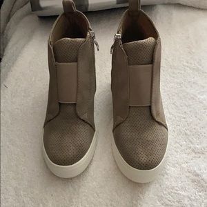 Ccocci Zoey Wedge Sneakers Taupe